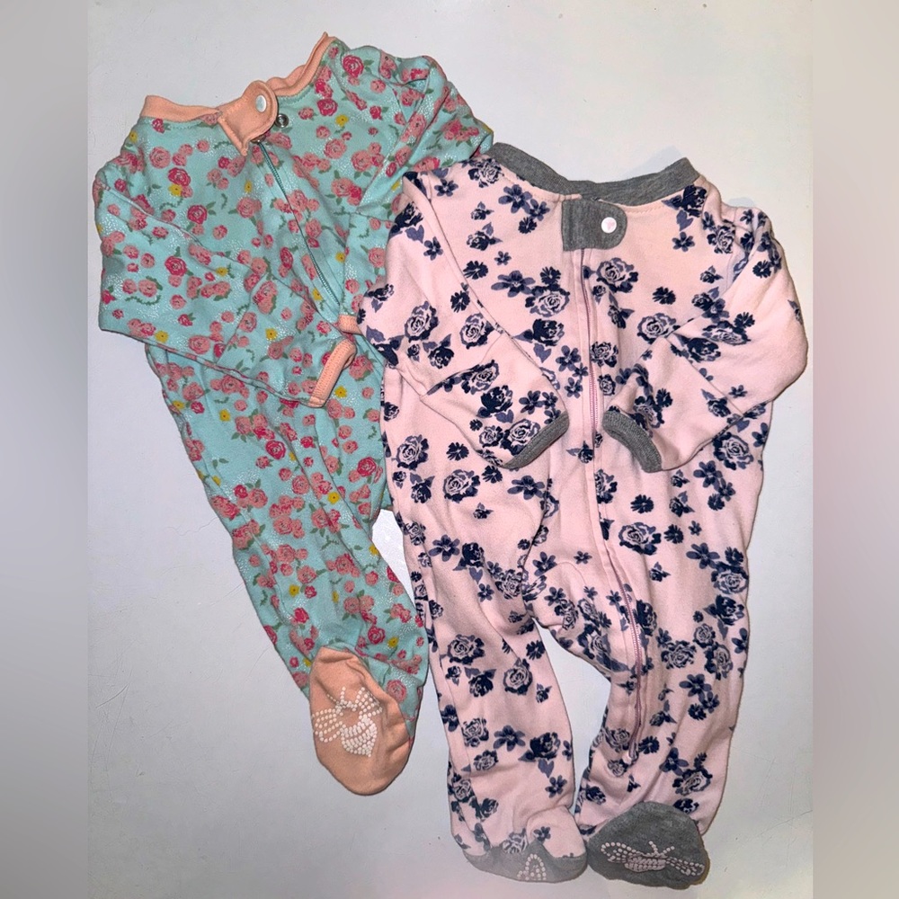 Burt’s Bees Baby Zip Up Onesies